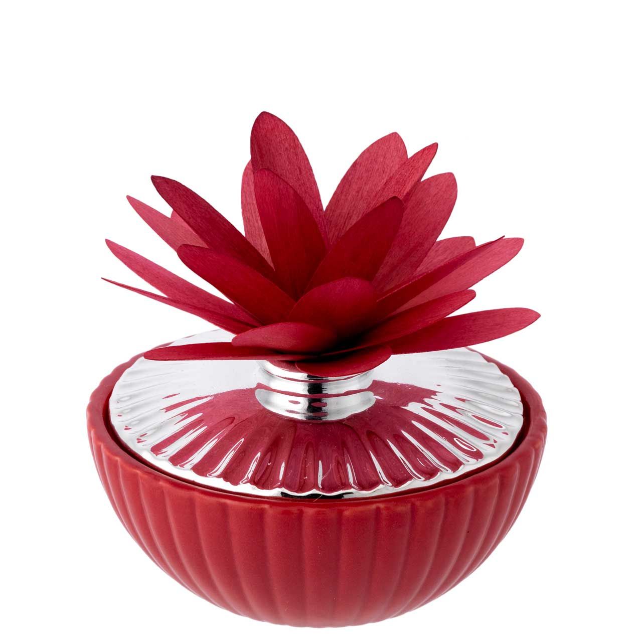 1/2 SFERA D. 11 BICOLORE CON DIFFUSORE DALIA ROSSO BORDEAUX